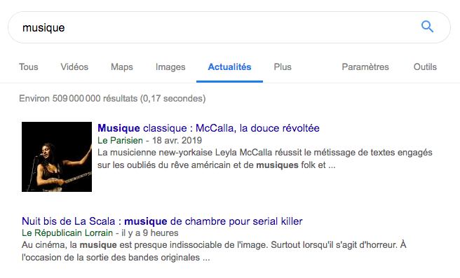 www google actualites